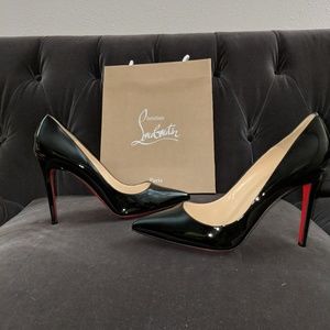 Christian Louboutin Pigalle Black Patent Leather